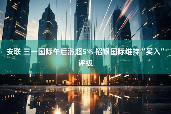 安联 三一国际午后涨超5% 招银国际维持“买入”评级