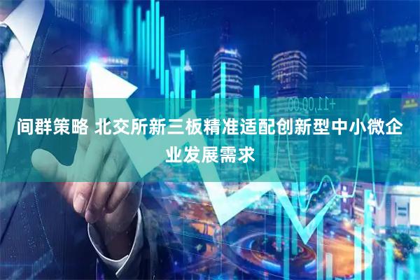 间群策略 北交所新三板精准适配创新型中小微企业发展需求